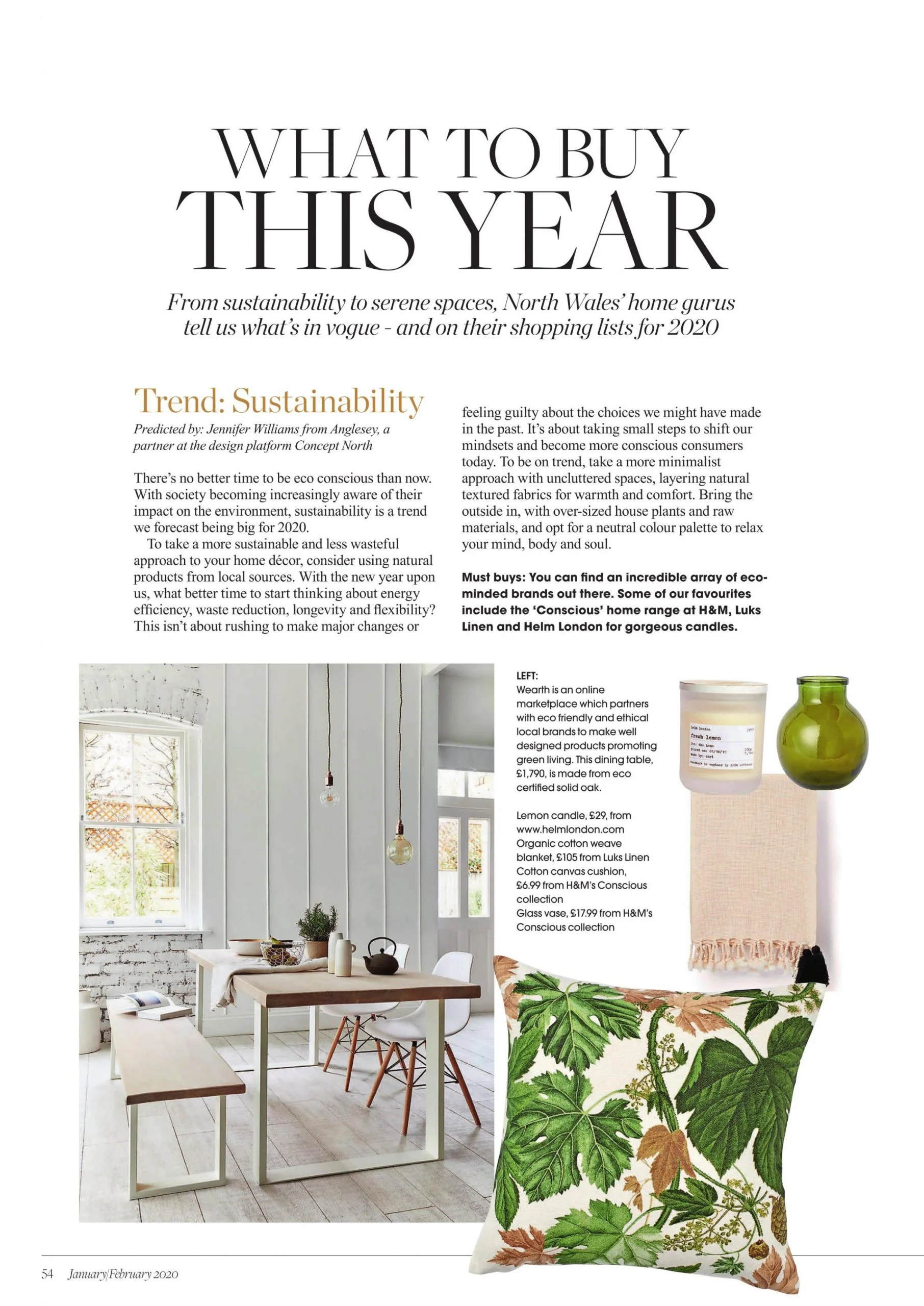 Magazine Feature_Life in North Wales_Interior Design interior design north wales