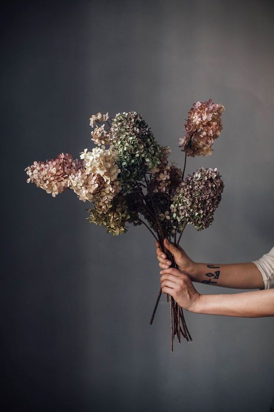 Spring dried bouquet