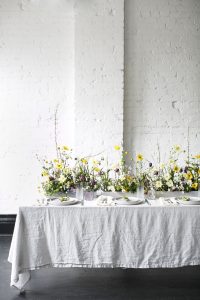 Commercial Interior design - Easter Tablescape Decor