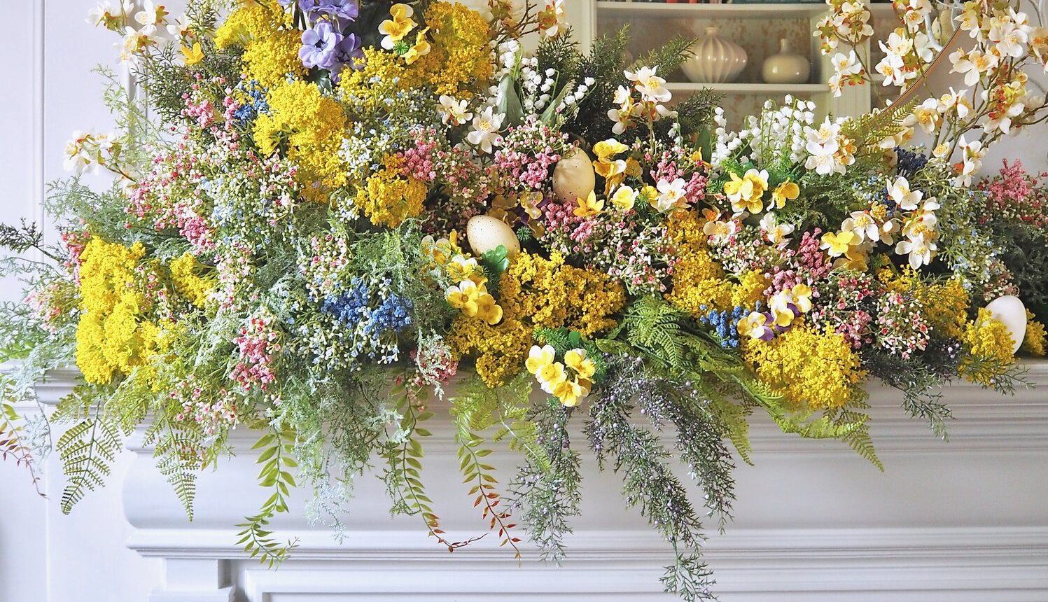 interior design north Wales - Easter Mantel Decor